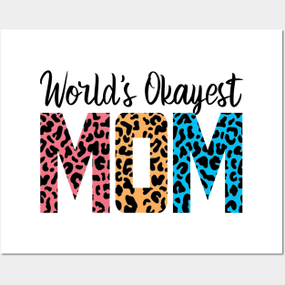 World's Okayest Mom, Funny Mom Posters and Art